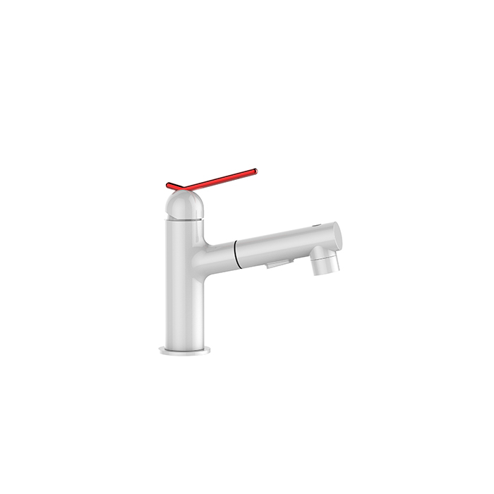 Kitchen Accessories, Kitchen Faucet, Kitchen Pump, Pull Out Bathroom Faucet, Splash Proof Hot And Cold 2-in-1 With Drainage Basket