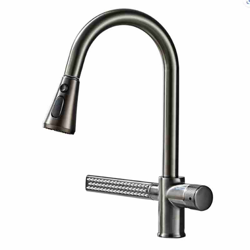 All copper minimalist household hot and cold sink, vegetable basin faucet
