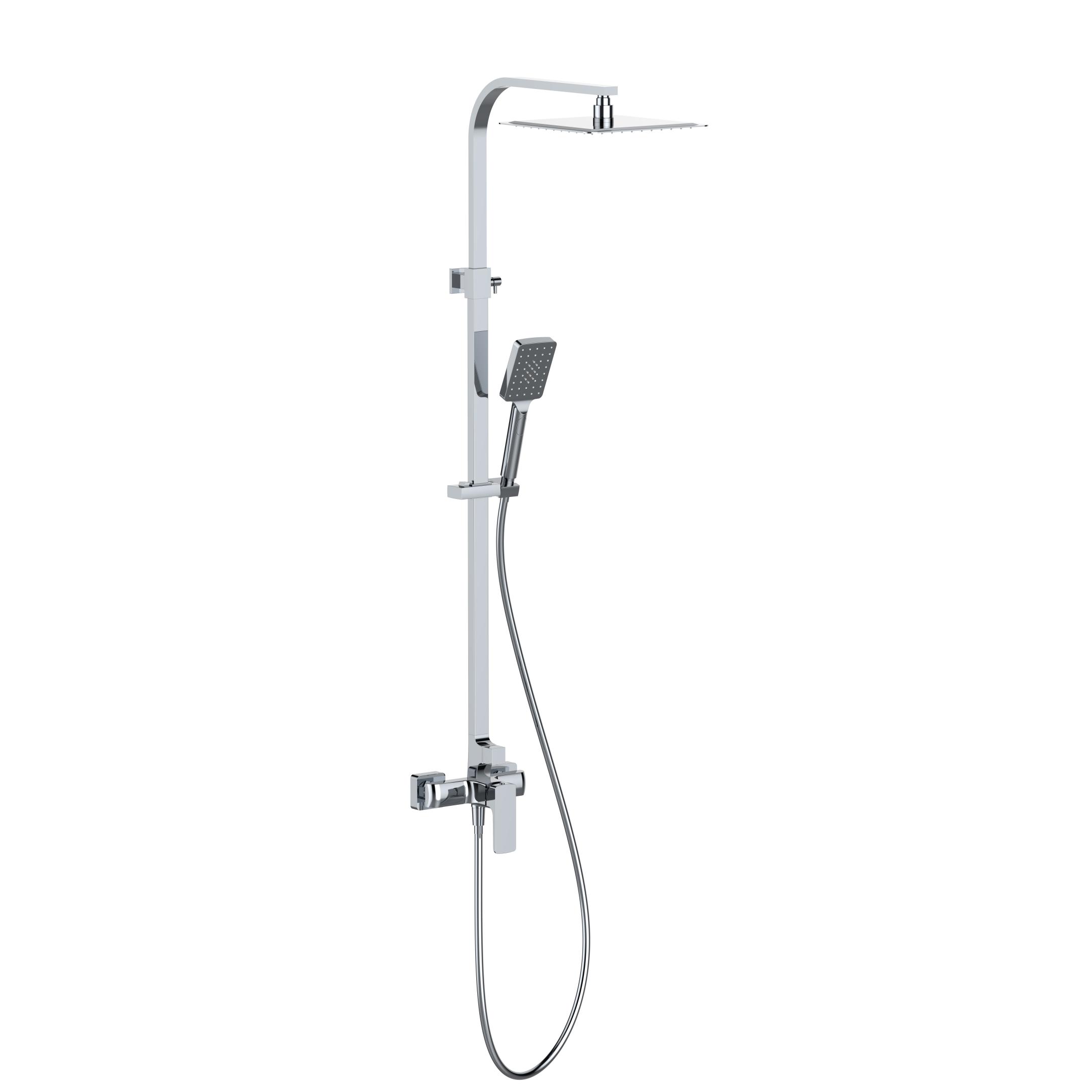 Dual-Function Exposed Shower Faucet