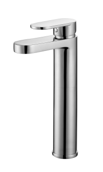 Tall Basin Faucet Hot And Cold Gold Wash Bathroom Sink Vanity Faucet