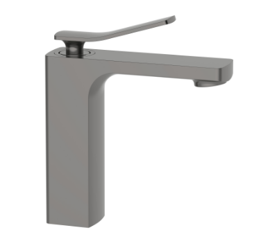 Gun Grey Single Lever Basin Faucet