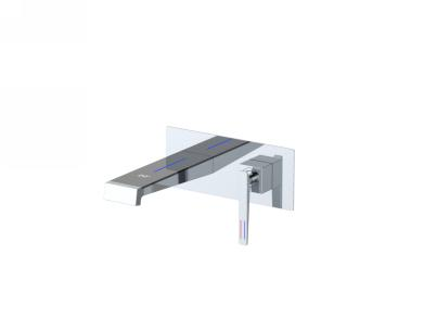 Wall Mounted Digital Temperature Display Faucet