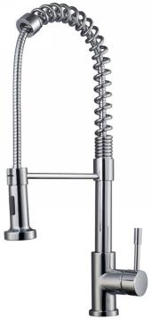 Zinc Handle Brass Kitchen Faucet